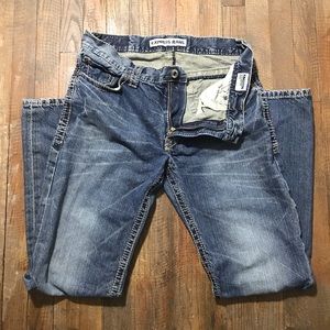 Express Kingston Bootcut Medium Wash Size 34x33